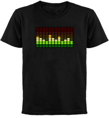 Camisa Eletronica Led Equalizada